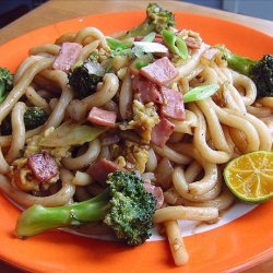 Simple Stir-fried Udon