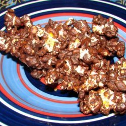 Gobs of Chocolate Popcorn Delight