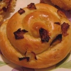 Caramelized Onion Rolls  With  Herb Butter