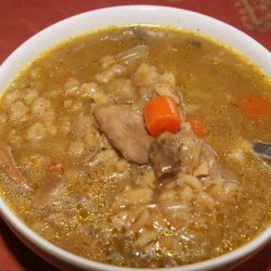 Double Mushroom Barley Soup