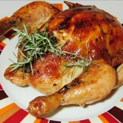 Roasted Rosemary Chicken with Lemon/Soy Sauce