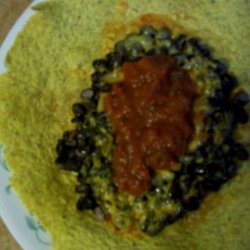 Black Bean and Cheesy Burrito - Ww