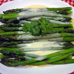 Asparagus With Cheese Sauce