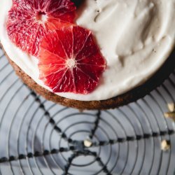 Gluten-Free Carrot Cake with Orange Frosting