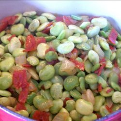 Lima Beans With Bacon