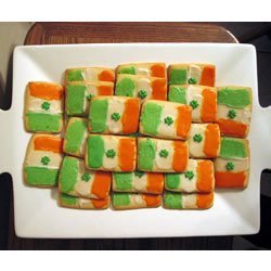 Irish Flag Cookies