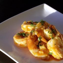 Garlicky Buffalo Shrimp