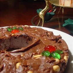 Five Minute Goober and Raisinette Fudge Wreath - Rachael Ray