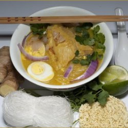 Ohn-No-Kauk-Swe (Burmese Chicken Soup)