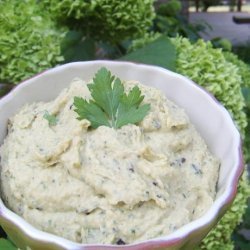 White Bean and Roasted Eggplant Hummus (Baba Ghanoush)