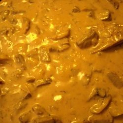 Leftover Roast Beef Stroganoff