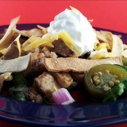 Low-Fat Chicken Tostada Salad