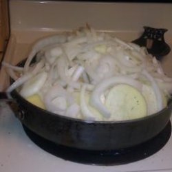 Skillet Pork Chops With Onion and Potatoes