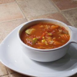 Garden Tomato Vegetable Soup