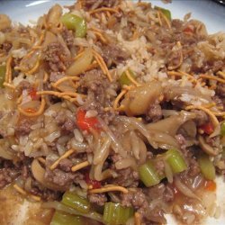 Ground Beef Chow Mein