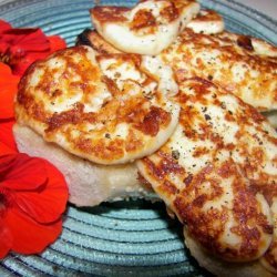 Halloumi Cheese With Lemon and Olive Oil