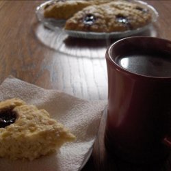 Coconut Scones With Raspberry or Cherry