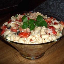 Greek Shrimp Pasta Salad