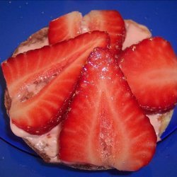Caramelized Strawberry English Muffins