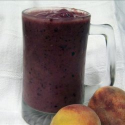 Purple Power Blackberry Peach Smoothie