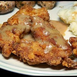 Chicken Fried Pork With Milk Gravy