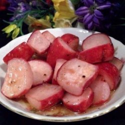 Glazed Radishes