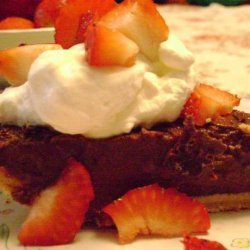 Dark Chocolate Pudding Pie