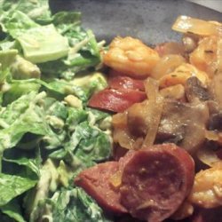 Southwestern Caesar Salad with Chipotle Dressing