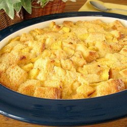 Peach Bread Pudding