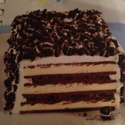 Oreo and Fudge Ice Cream  cake 