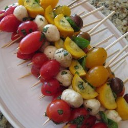 Fresh Caprese Vegetable Kabobs