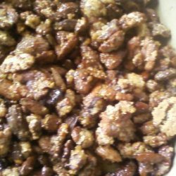 Spicy Cocoa Glazed Pecans