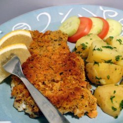 Baked Cod With Crunchy Lemon-Herb Topping