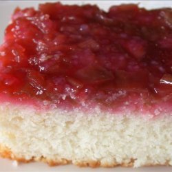 Easy Rhubarb Upside Down Cake