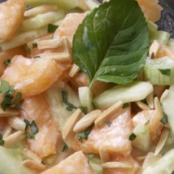 Cantaloupe and Cucumber Salad