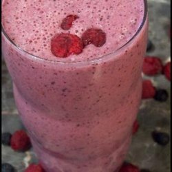 Berry Blast Protein Shake -- Fruit Smoothie