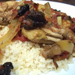 Chicken Tagine With Plums and Spices
