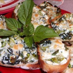 Spinach and Ricotta Bruschetta