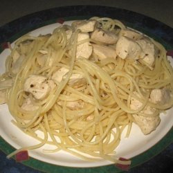 Family Favorite Lemon Chicken Spaghetti