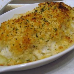 Baked Scrod With Lemon Herb Panko Crumbs