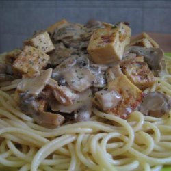Mushroom Tofu Stroganoff
