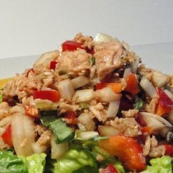 Tuna Salad With Bell Peppers and Herbs (No Mayonnaise)