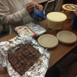 Iced Texas Brownies