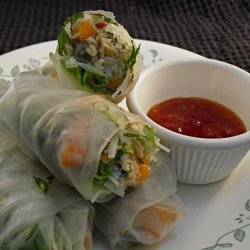 Vietnamese-Style Fresh Spring Rolls With Salmon