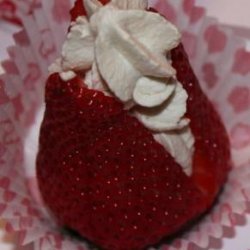 Strawberries Filled With Cream