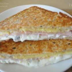 Decadent Grilled Ham and Cheese Sandwich