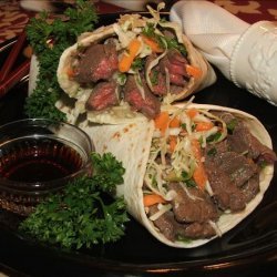 Teriyaki Beef Wraps