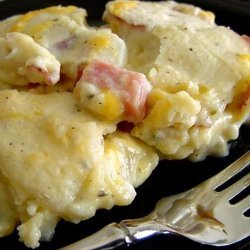 Cheesy Scalloped Potatoes and Ham