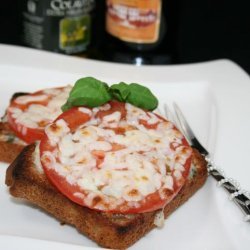 Broiled Tomato Cheese Sandwich