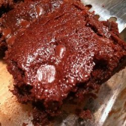 Microwave Double Chocolate Brownies